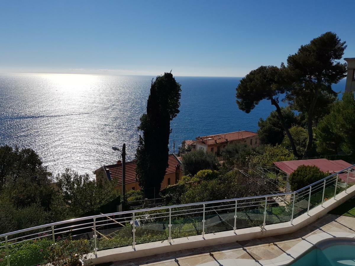 Vue mer.Tranquilité.Cap d'Ail à 10 mn de MONACO Cap-d'Ail Exterior foto